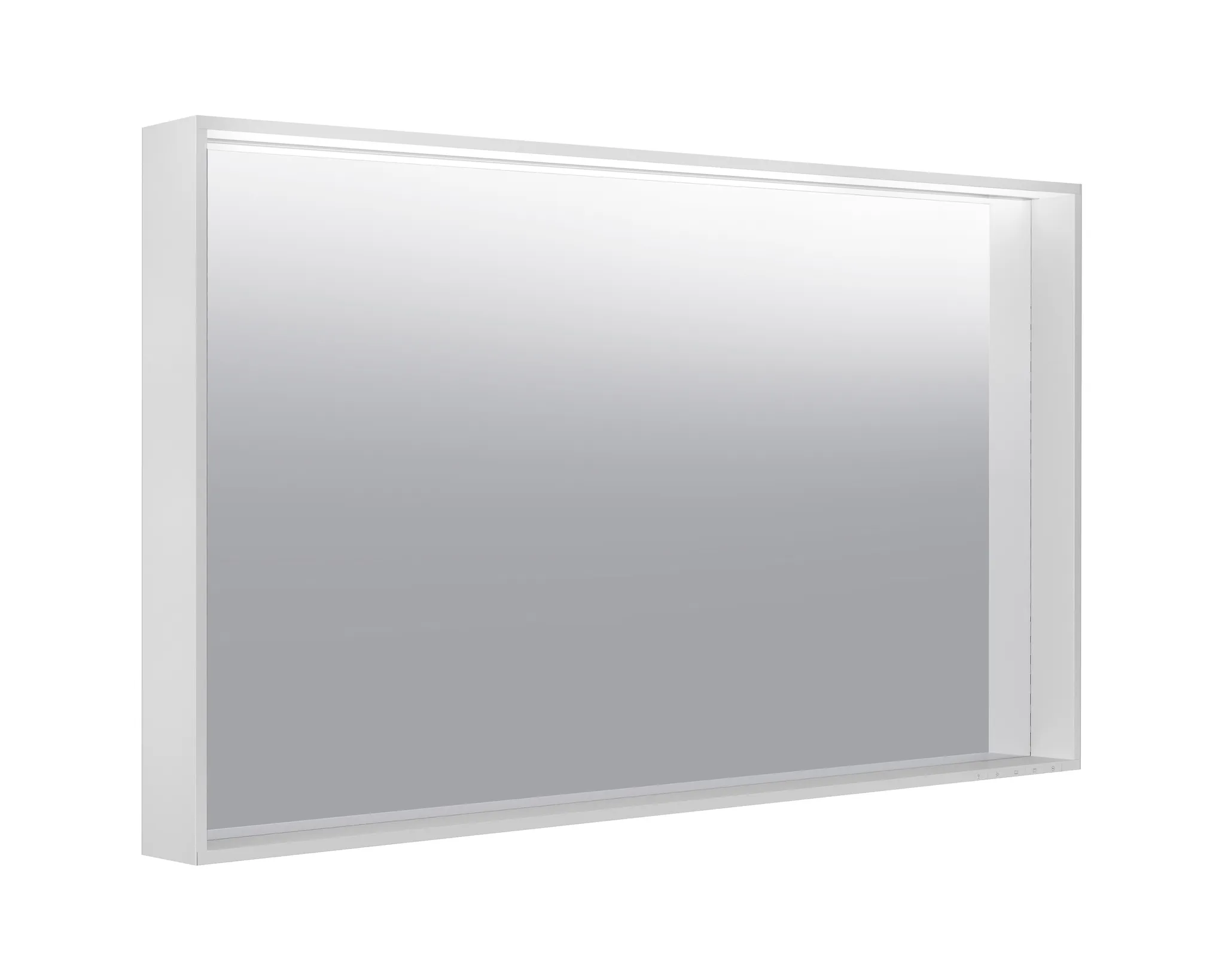 KEUCO Spiegel „Plan“ in Silber (eloxiert), 1200 × 700 mm