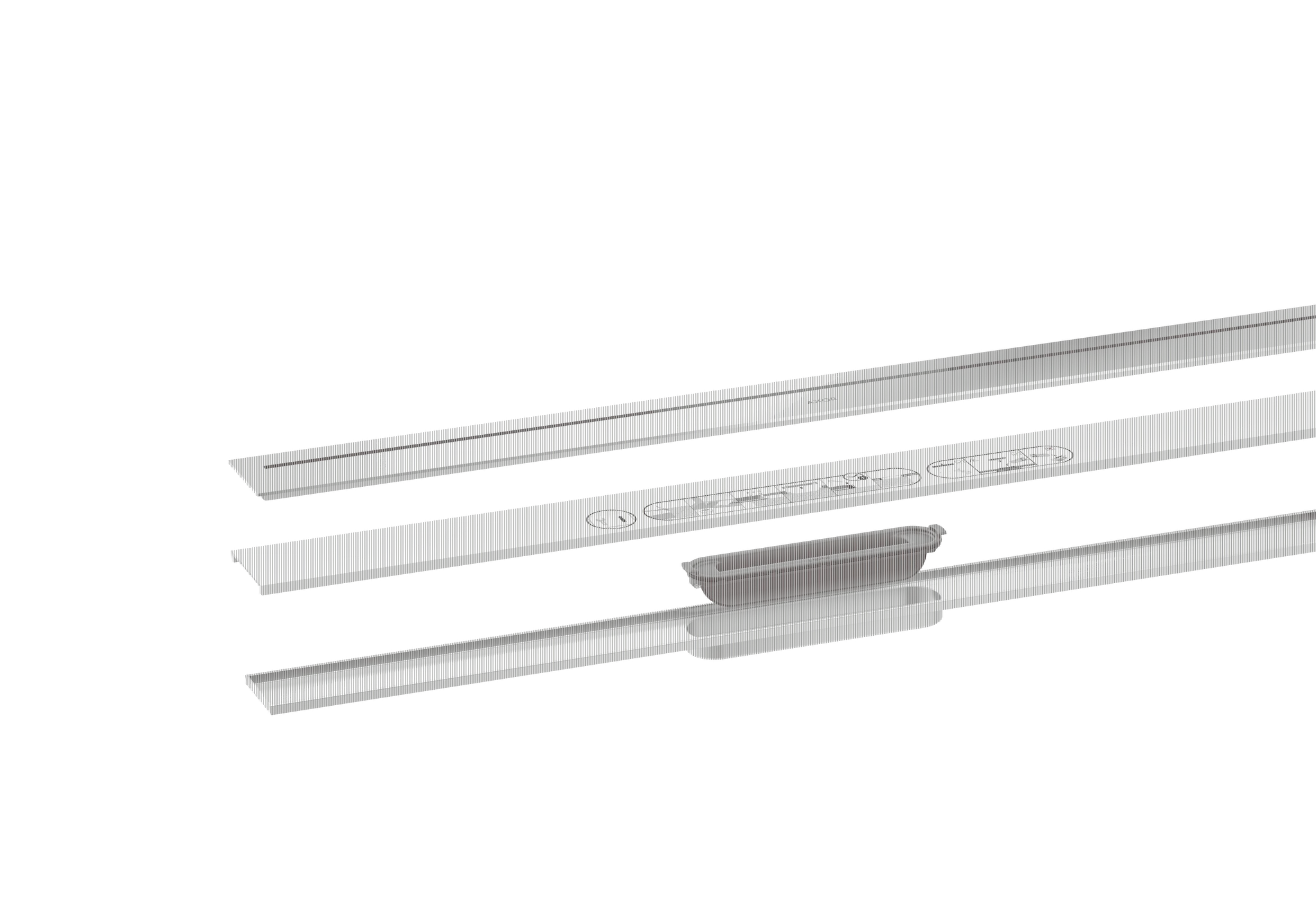 Hansgrohe AXOR Drain Fertigset Duschrinne 900mm, Chrom Hansgrohe AXOR Drain Fertigset Duschrinne 900mm, Chrom