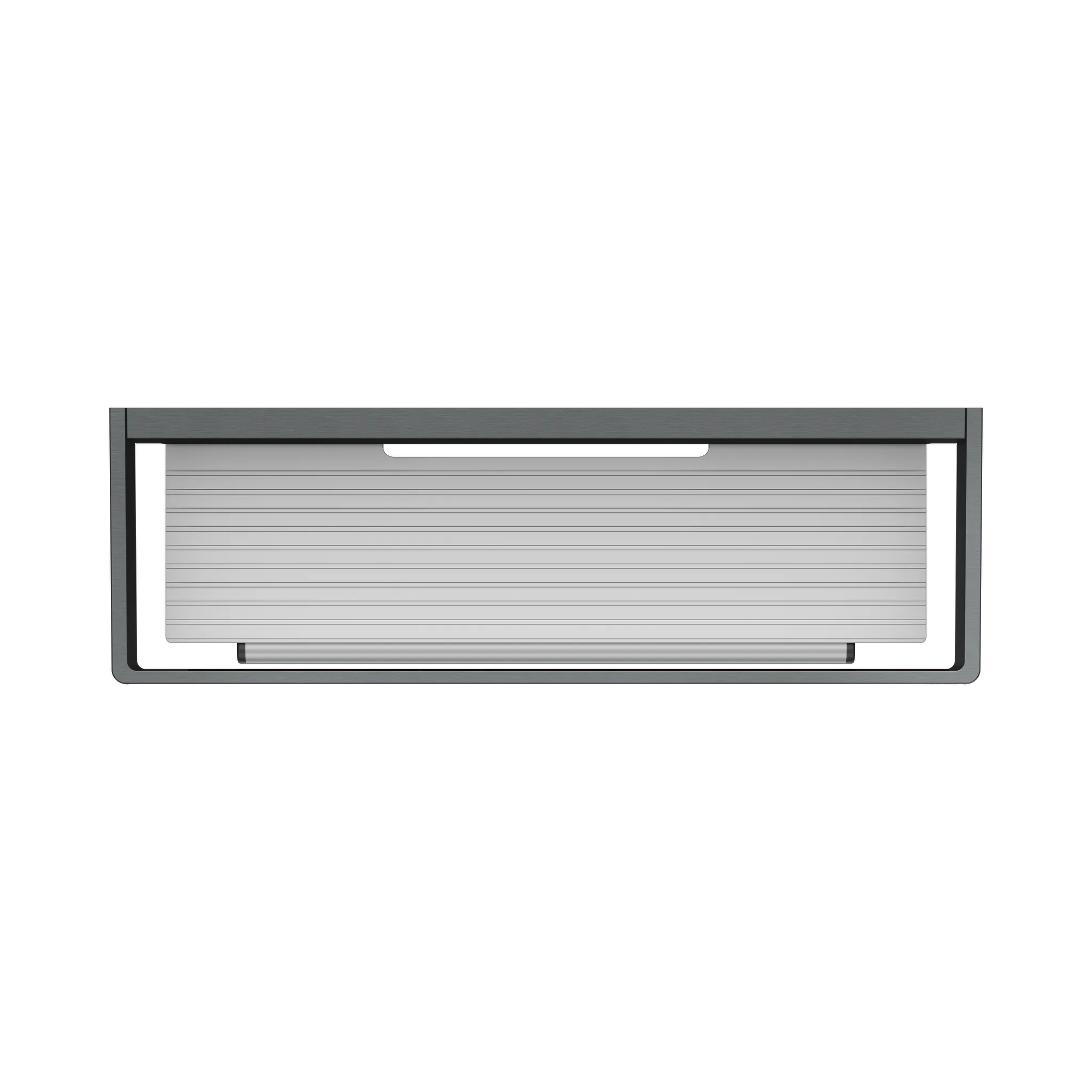 Edition 11 11159130000 Duschkorb mit Glasabzieher silber-elox./Schwarzchrom geb. Edition 11 11159130000 Duschkorb mit Glasabzieher silber-elox./Schwarzchrom geb.