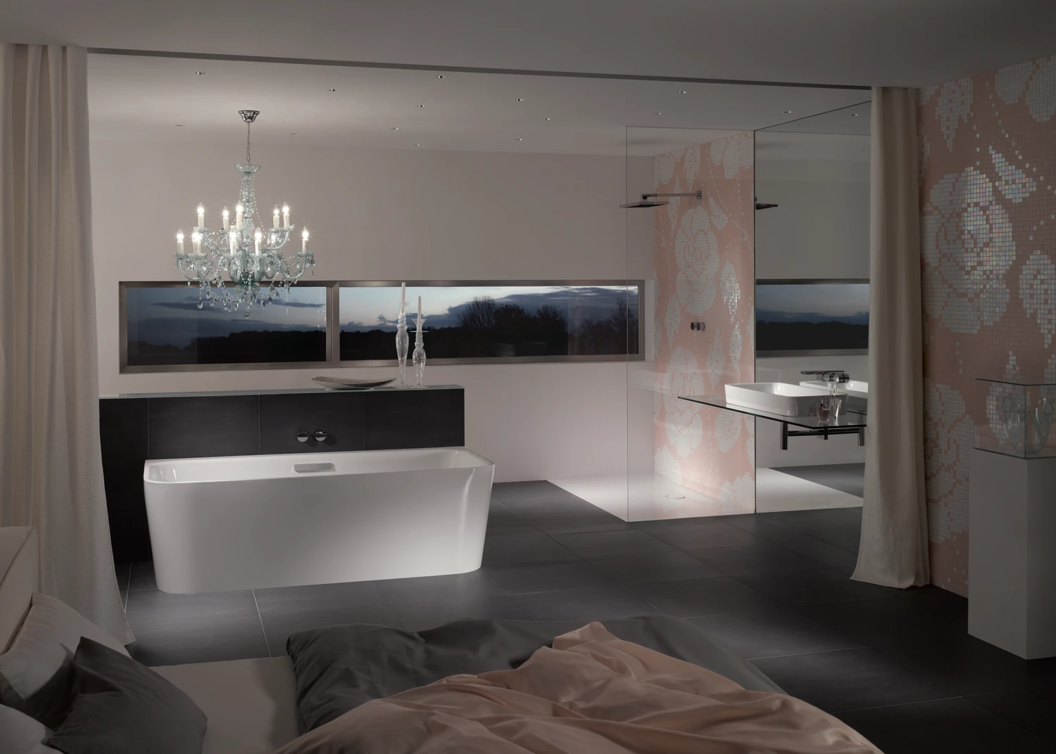 Bette rechteck Badewanne „BetteArt“ 180,5 × 80 cm in Ebony Bette rechteck Badewanne „BetteArt“ 180,5 × 80 cm in Ebony