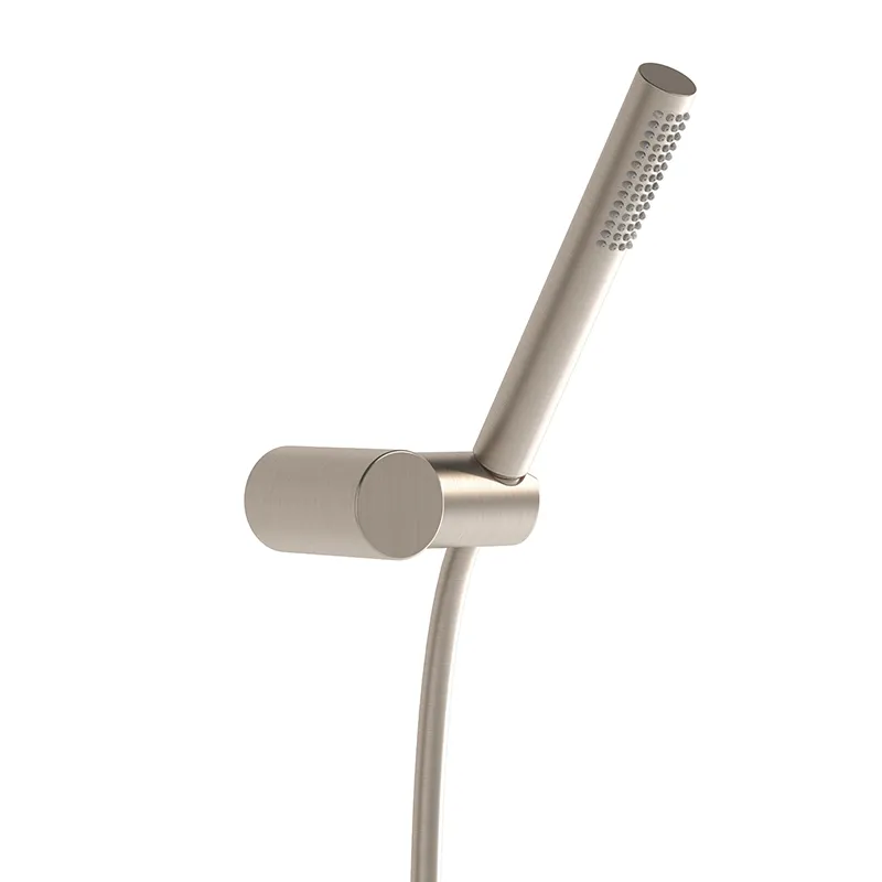 VitrA Origin Handbrause-Set mit Wandhalterung und Abgang G 1/2" Nickel gebürstet VitrA Origin Handbrause-Set mit Wandhalterung und Abgang G 1/2" Nickel gebürstet