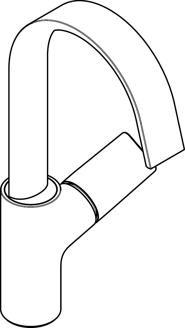 Hansgrohe Vivenis Einhebel-Waschtischmischer Chrom, Ausladung 139 mm, Auslaufhöhe 209 mm, Schwenkbereich 120°, max. Durchflussmenge 5 l/min