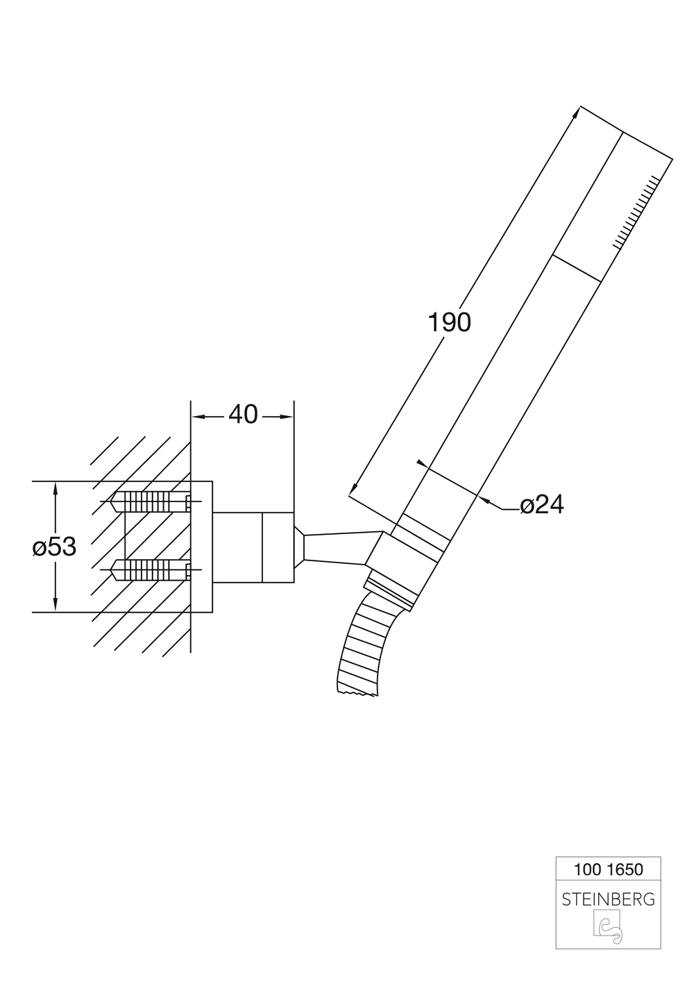 Universal Handbrause ½″ Universal Handbrause ½″