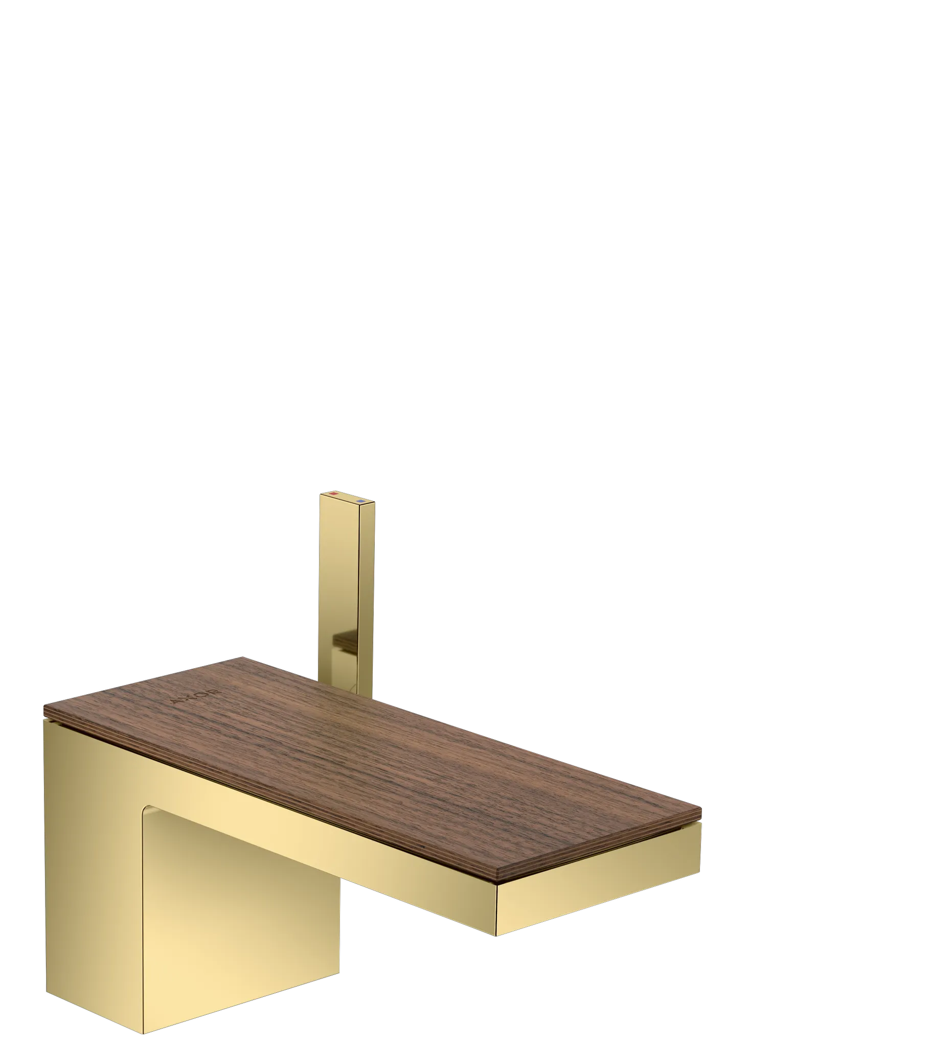 Hansgrohe AXOR MyEdition Mischer mit Platte 200 Amerikanischer Nussbaum Hansgrohe AXOR MyEdition Mischer mit Platte 200 Amerikanischer Nussbaum