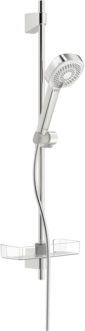 HansaBASICJET Style Wandstangen-Brausenset 4477 3-strahlig Chrom