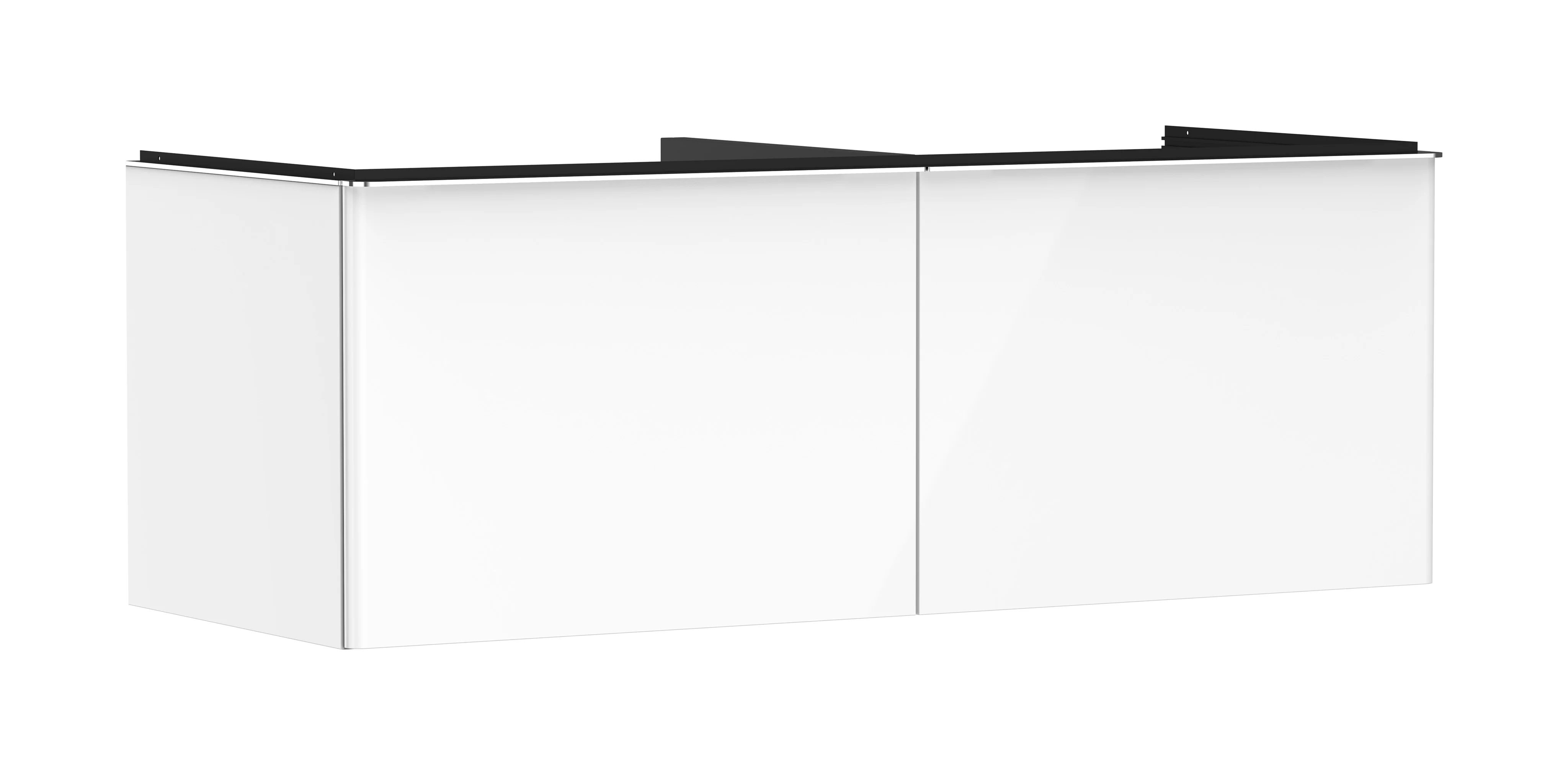 Hansgrohe Xelu Q Waschtischunterschrank, weiß hochglanz, 1360 x 540 mm, 2 Schubkästen, Vollauszug, SoftClose, Wandmontage Hansgrohe Xelu Q Waschtischunterschrank, weiß hochglanz, 1360 x 540 mm, 2 Schubkästen, Vollauszug, SoftClose, Wandmontage