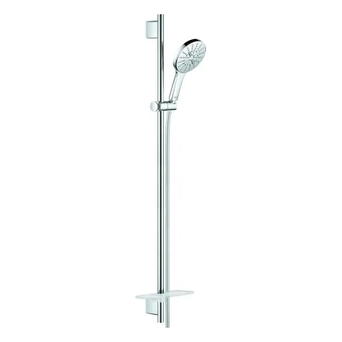 Brausestangenset Rainshower SmartActive 130 26548, 3 Strahlarten, Brausestange 900 mm, Brauseschlauch Silverflex 1.750 mm, 9,5 l/min, Ablage, chrom Brausestangenset Rainshower SmartActive 130 26548, 3 Strahlarten, Brausestange 900 mm, Brauseschlauch Silverflex 1.750 mm, 9,5 l/min, Ablage, chrom