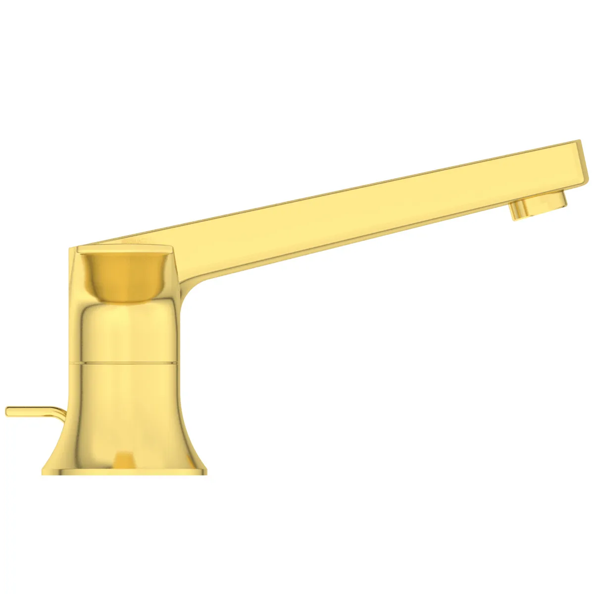 3-Loch-Waschtischarmatur La Dolce Vita mit Ablaufgarnitur Brushed Gold 3-Loch-Waschtischarmatur La Dolce Vita mit Ablaufgarnitur Brushed Gold