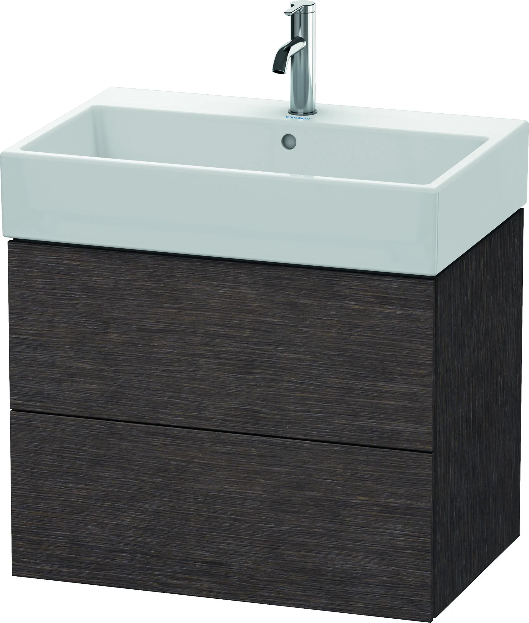 Duravit Waschtischunterschrank wandhängend „L-Cube“ 68,4 × 54,4 × 45,9 cm Eiche Dunkel gebürstet Duravit Waschtischunterschrank wandhängend „L-Cube“ 68,4 × 54,4 × 45,9 cm Eiche Dunkel gebürstet