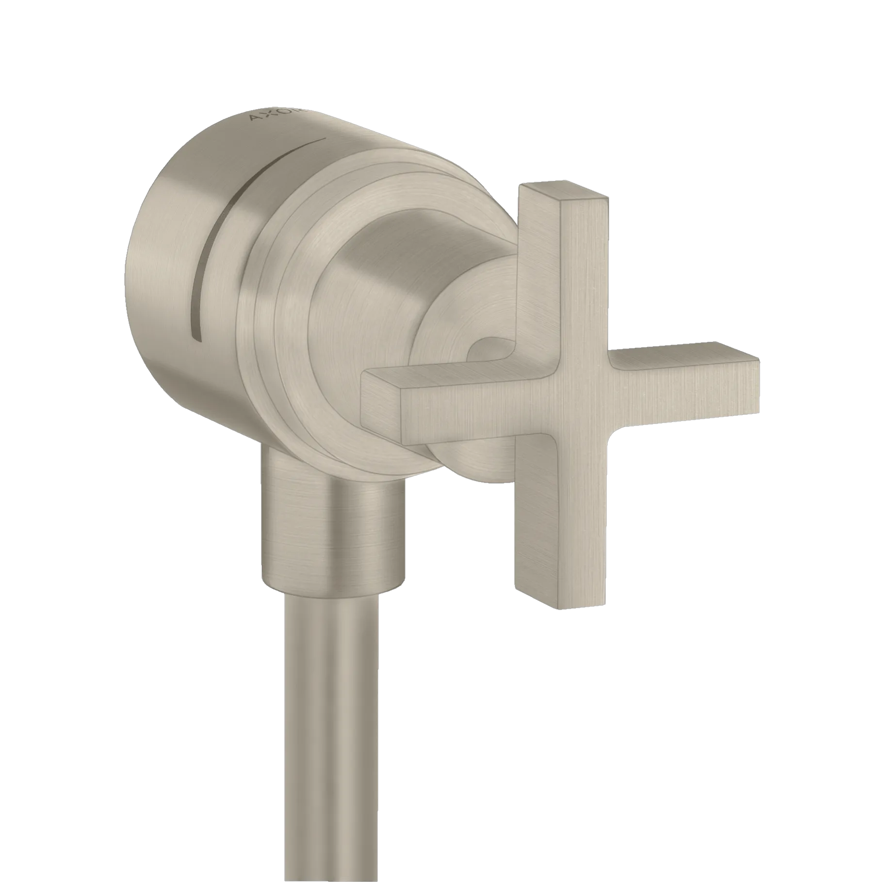 Hansgrohe AXOR Citterio Wandanschluss Stop Brushed Nickel, DN15