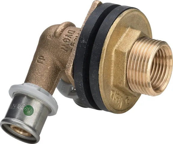 Viega „Sanfix P“ Doppelwanddurchführung 16 mm × 1/2″ × 35 mm Viega „Sanfix P“ Doppelwanddurchführung 16 mm × 1/2″ × 35 mm