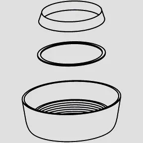 SANIT Dichtungs-Set 1 für Spülkasten