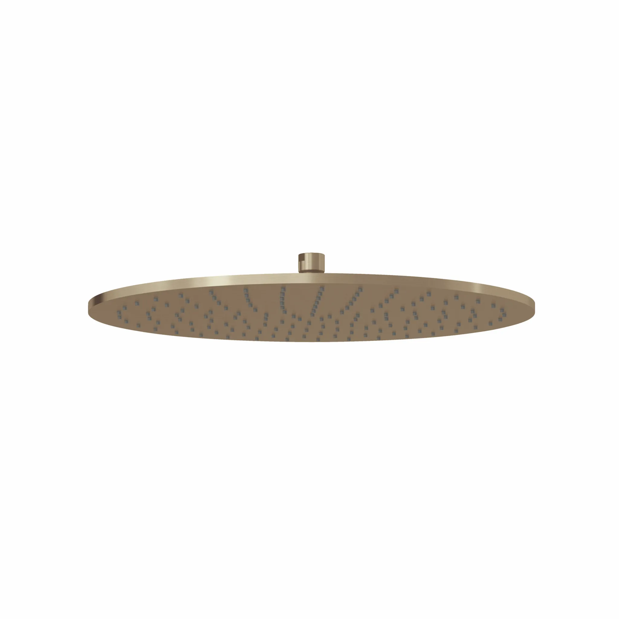 Kludi A-QA Tellerkopfbrause 400 mm Brushed Bronze PVD – hochwertige Kopfbrause mit Kugelgelenk und Kalkschnellreinigung