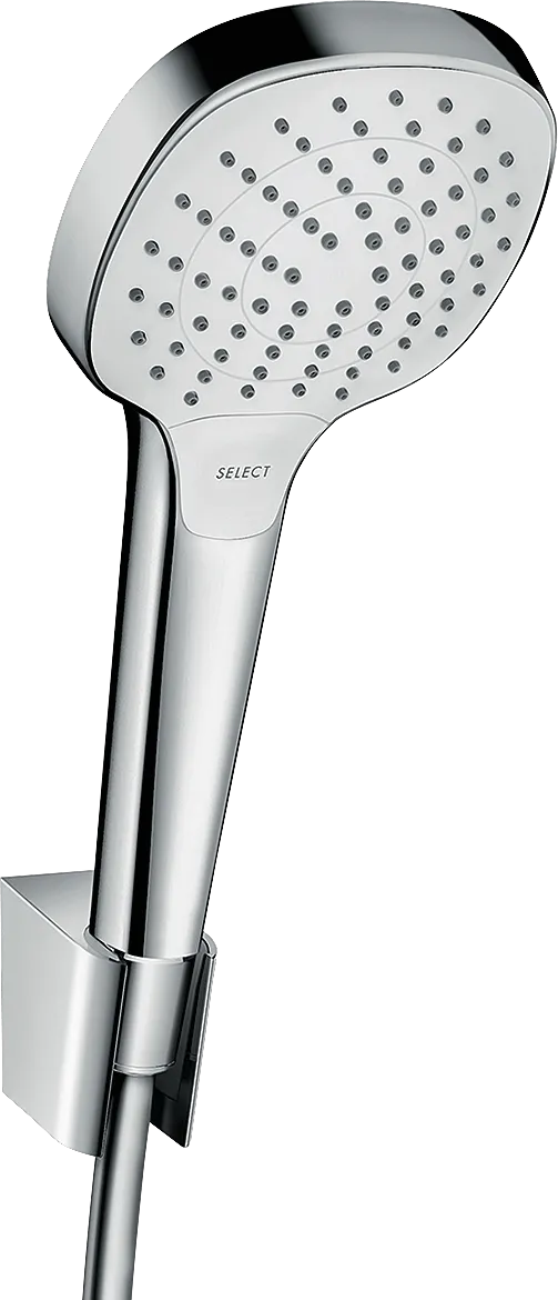 Hansgrohe Croma Select E Brausehalterset 110 Vario Weiß/Chrom Hansgrohe Croma Select E Brausehalterset 110 Vario Weiß/Chrom