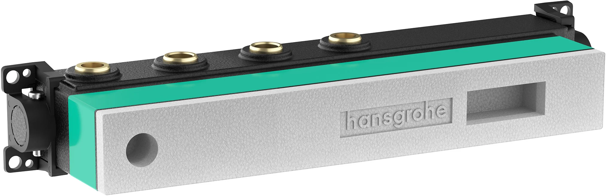 Hansgrohe RainSelect Grundkörper für 2 Verbraucher – schallentkoppelt, horizontal montierbar, DN15/DN20, Rp 3/4, Einbautiefe 87–122 mm Hansgrohe RainSelect Grundkörper für 2 Verbraucher – schallentkoppelt, horizontal montierbar, DN15/DN20, Rp 3/4, Einbautiefe 87–122 mm