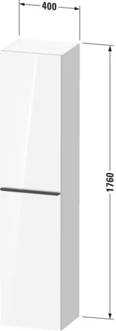 Duravit Hochschrank „D-Neo“ 40 × 176 × 36 cm in Leinen