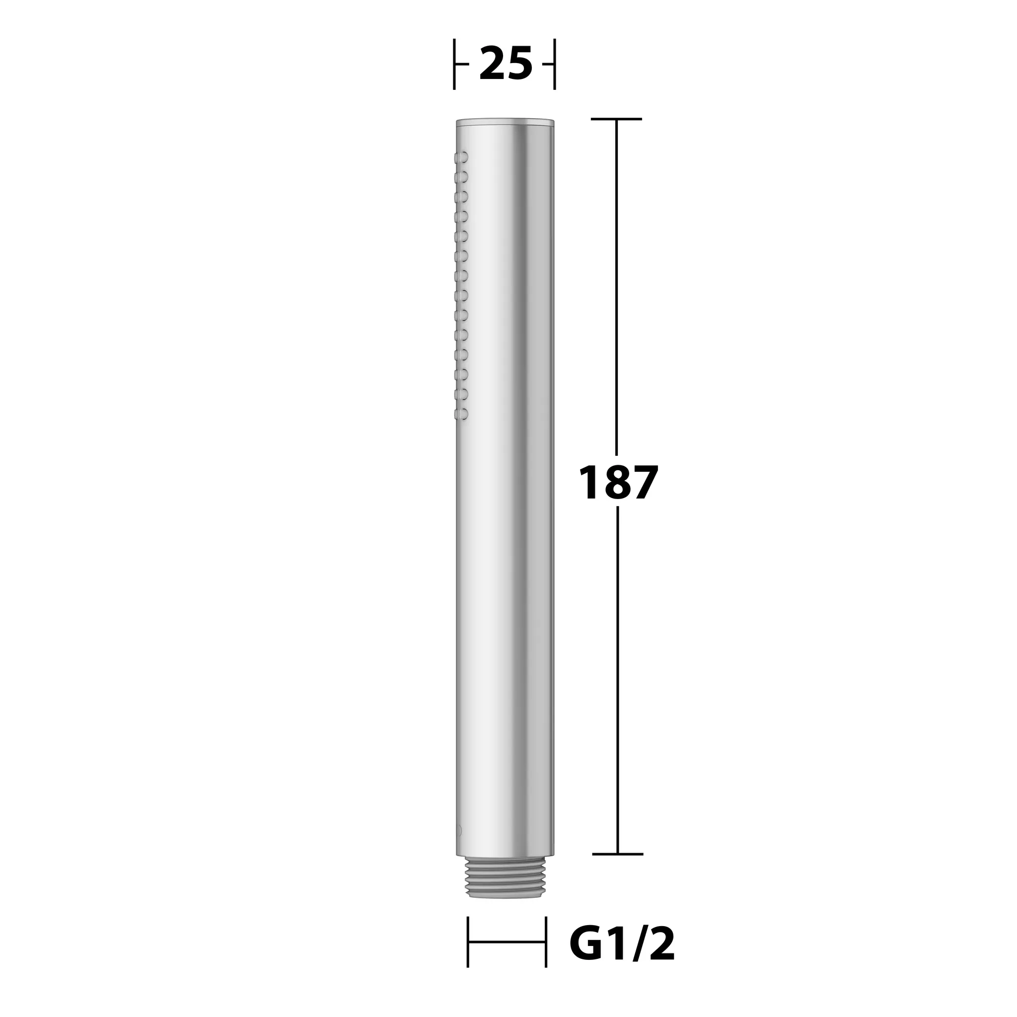 Edition Atelier 56080170100 Stabhandbrause Aluminium-finish Edition Atelier 56080170100 Stabhandbrause Aluminium-finish