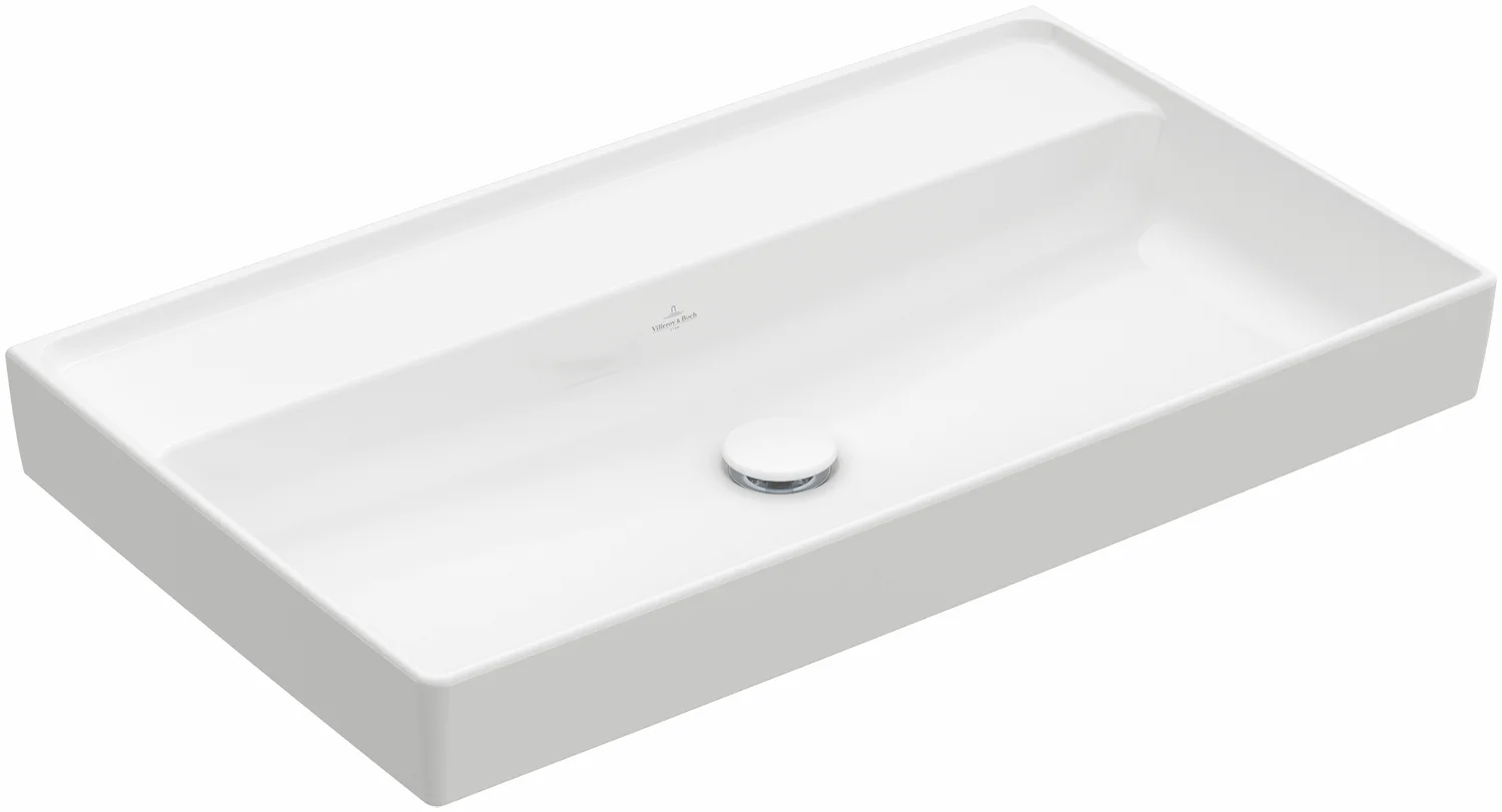 Villeroy & Boch Collaro Schrankwaschtisch 800x465mm, Rechteck, ohne Überlauf, Weiß Alpin