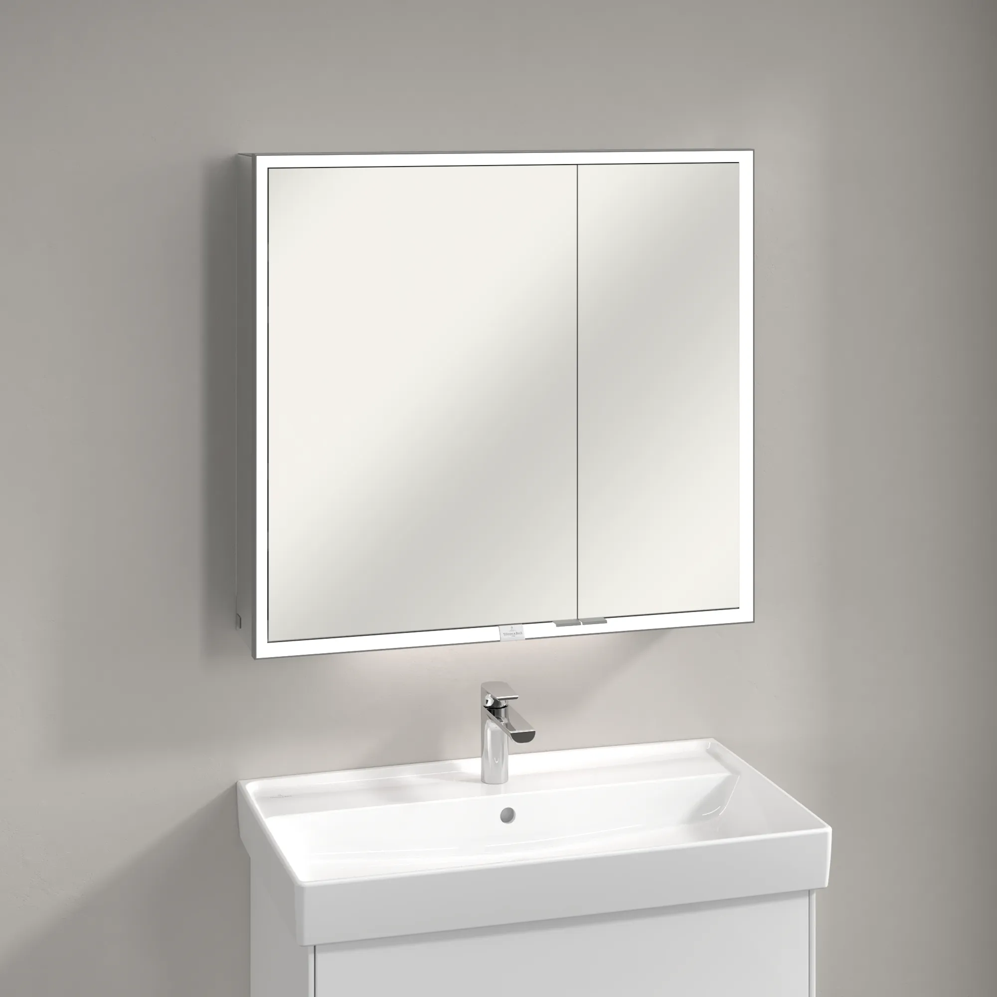 Villeroy & Boch My View Now Vorbau-Spiegelschrank 800x750x168mm mit Beleuchtung Villeroy & Boch My View Now Vorbau-Spiegelschrank 800x750x168mm mit Beleuchtung