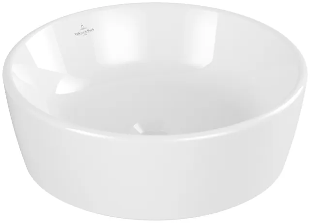 Villeroy & Boch Aufsatzwaschtisch „Architectura“ ⌀ 450 mm, ohne Hahnlochbohrung in Weiß Alpin Villeroy & Boch Aufsatzwaschtisch „Architectura“ ⌀ 450 mm, ohne Hahnlochbohrung in Weiß Alpin