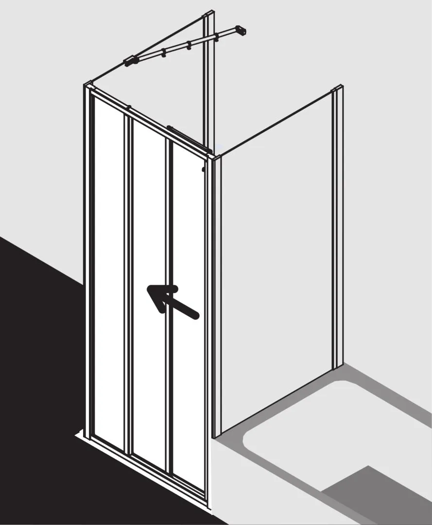 Kermi Duschdesign IBIZA 2000 ST3, 1750x750mm, Silber Mattglanz Kermi Duschdesign IBIZA 2000 ST3, 1750x750mm, Silber Mattglanz