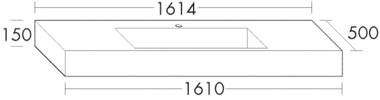 burgbad Crono Mineralguss-Waschtisch Alpinweiss burgbad Crono Mineralguss-Waschtisch Alpinweiss