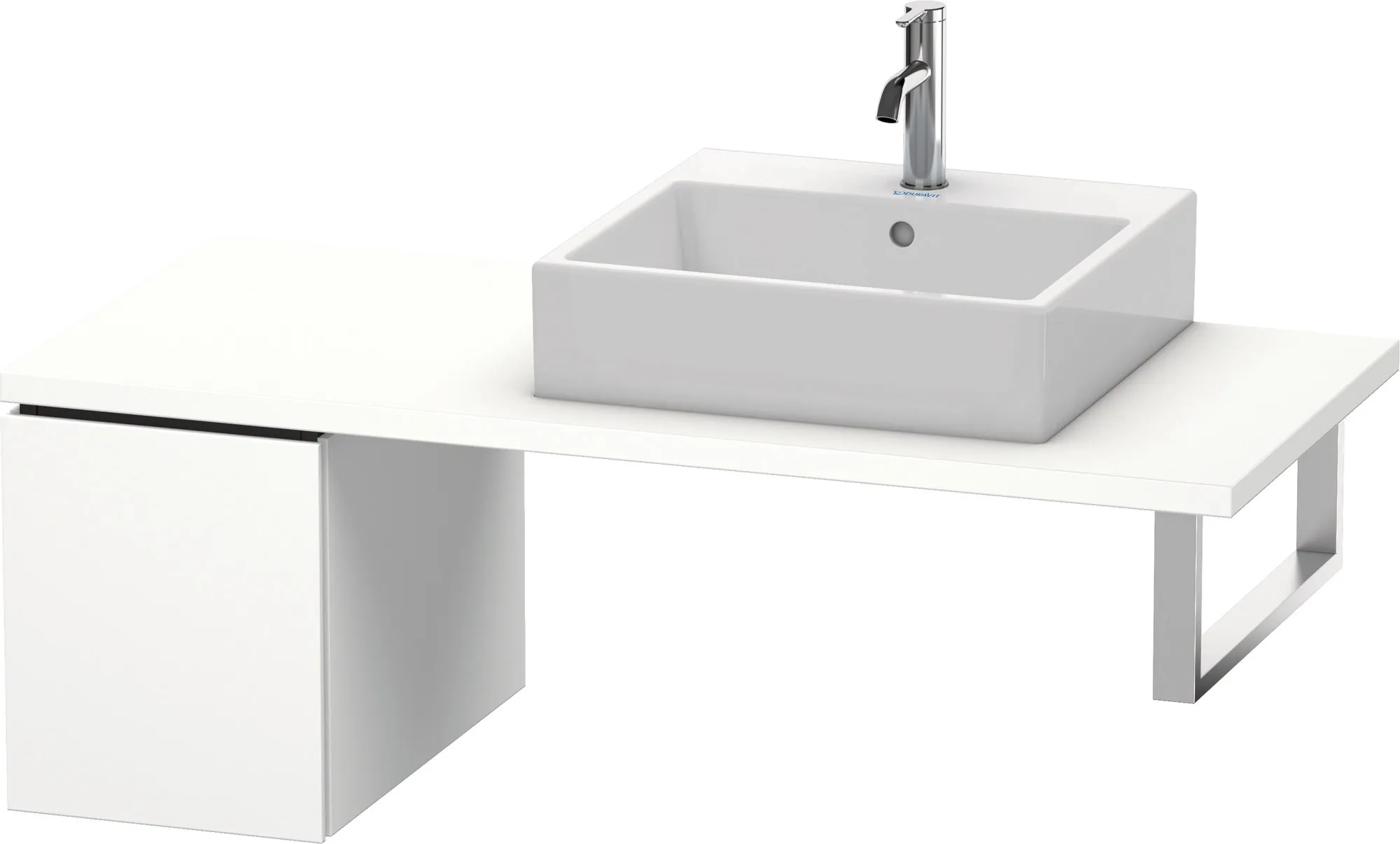 Duravit Unterschrank für Konsole „L-Cube“ 32 × 40 × 54,7 cm Weiß Supermatt Duravit Unterschrank für Konsole „L-Cube“ 32 × 40 × 54,7 cm Weiß Supermatt