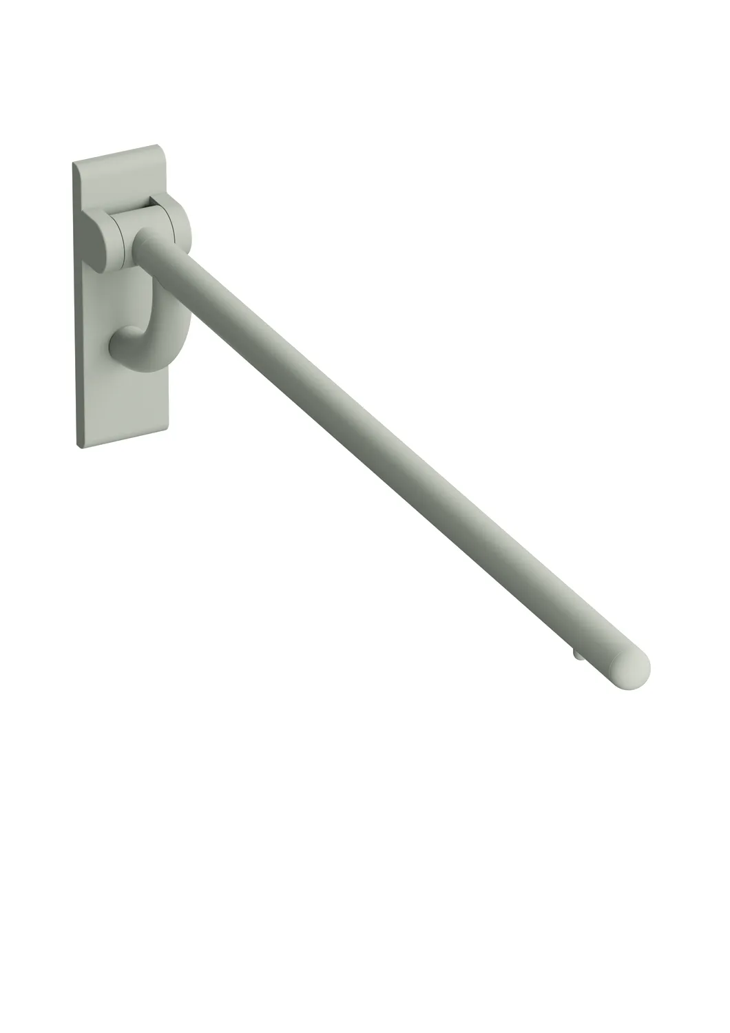 HEWI Duschspritzschutz Serie 801, Polyamid, matt, Stange 902 mm lang, uni weiß, 100% Polyester