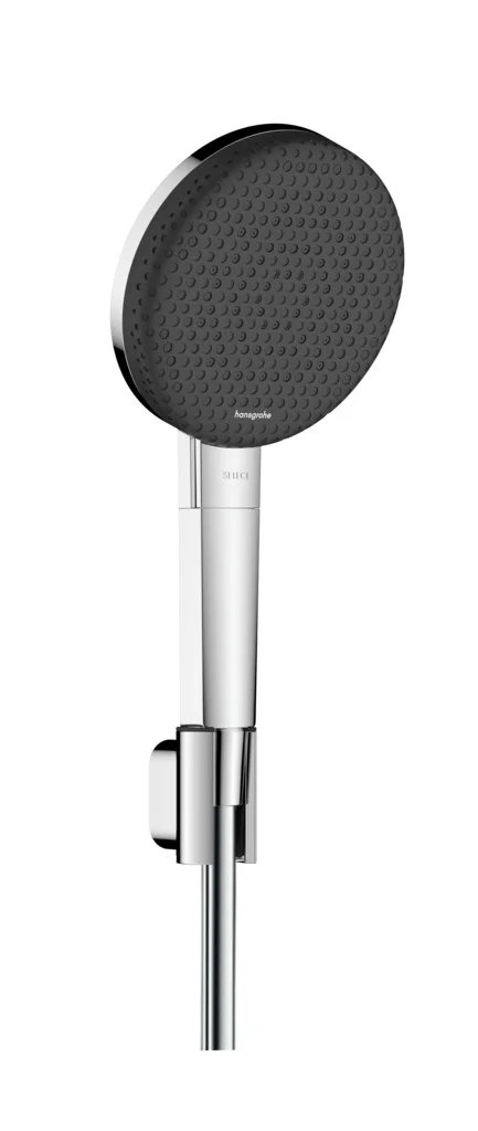 Raindance Alive Select S Brausehalterset 125 3jet EcoSmart mit Isiflex Brauseschlauch 160 cm, Oberfläche: Chrom
