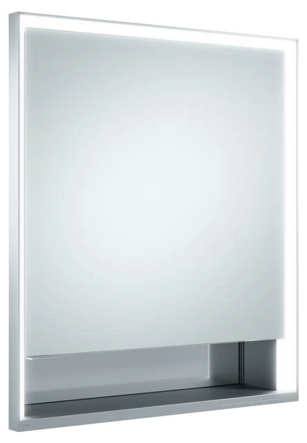 Royal Lumos 14311171101 Spiegelschrank Royal Lumos Wandeinbau/Anschlag rechts 650 × 735 × 165 mm silber-eloxiert