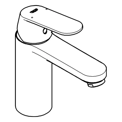 Einhand-Waschtischbatterie Eurosmart Cosmopolitan 23926, M-Size, Einlochmontage, glatter Körper, Push-open Ablaufgarnitur 1 1/4'', chrom Einhand-Waschtischbatterie Eurosmart Cosmopolitan 23926, M-Size, Einlochmontage, glatter Körper, Push-open Ablaufgarnitur 1 1/4'', chrom