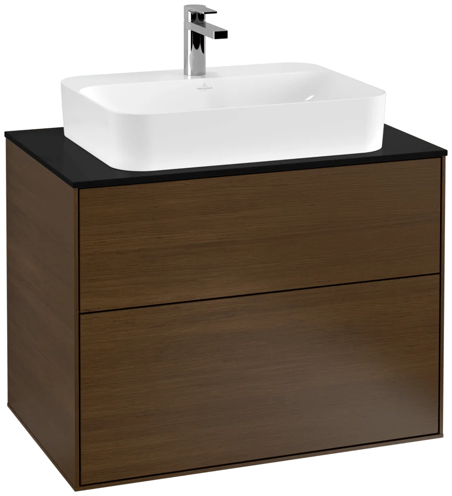 Villeroy & Boch Finion Waschbeckenunterschrank G34, 800x603x501mm, Holz, mit LED-Beleuchtung Villeroy & Boch Finion Waschbeckenunterschrank G34, 800x603x501mm, Holz, mit LED-Beleuchtung