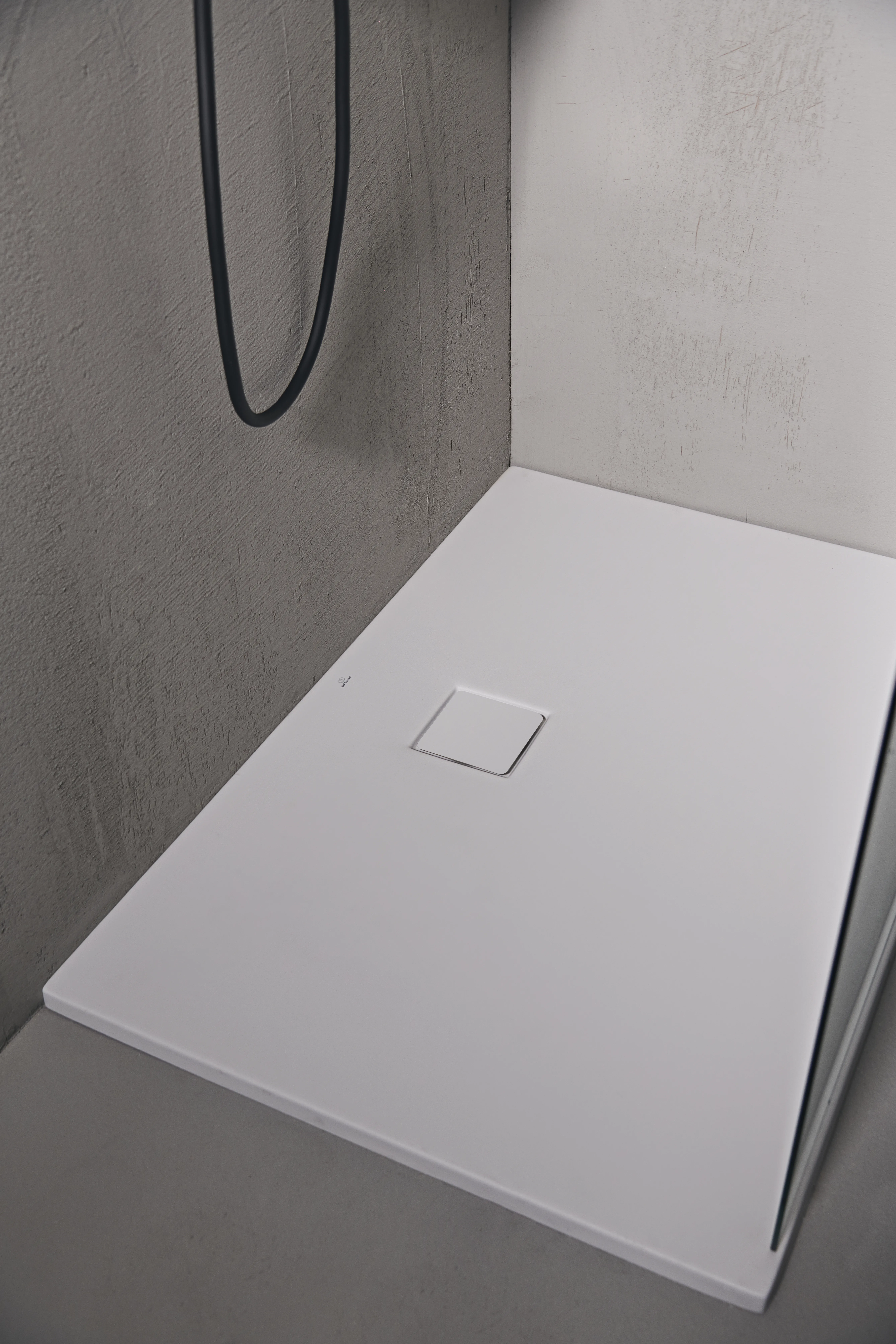 Ideal Standard Rechteck-Brausewanne Ultra Flat Evo 1200x900x35mm Seidenweiß