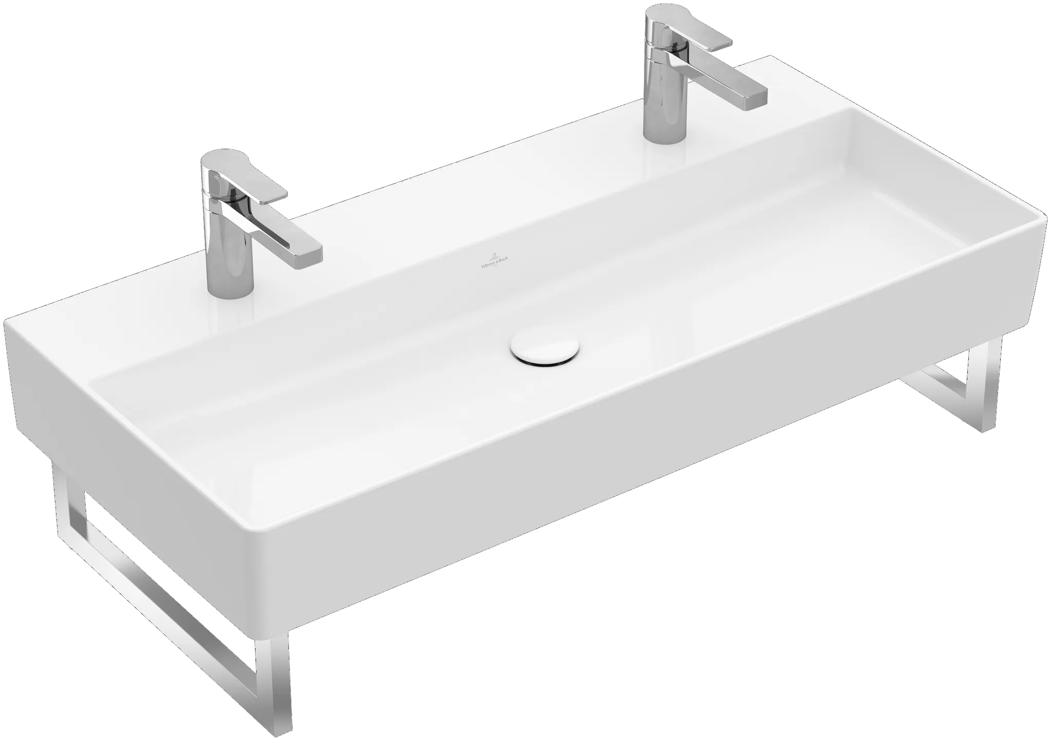 Villeroy & Boch Memento 2.0 Waschbecken TitanCeram 1000x470mm Rechteck Weiß Alpin