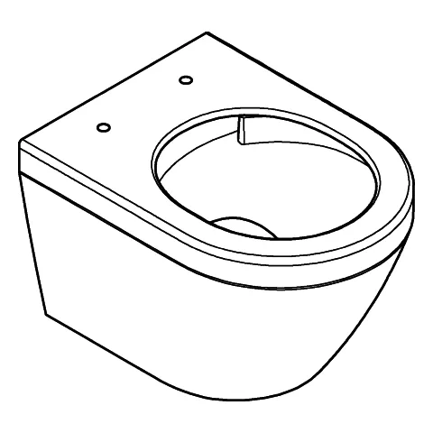 WC „Euro Keramik“, Befestigung verdeckt WC „Euro Keramik“, Befestigung verdeckt