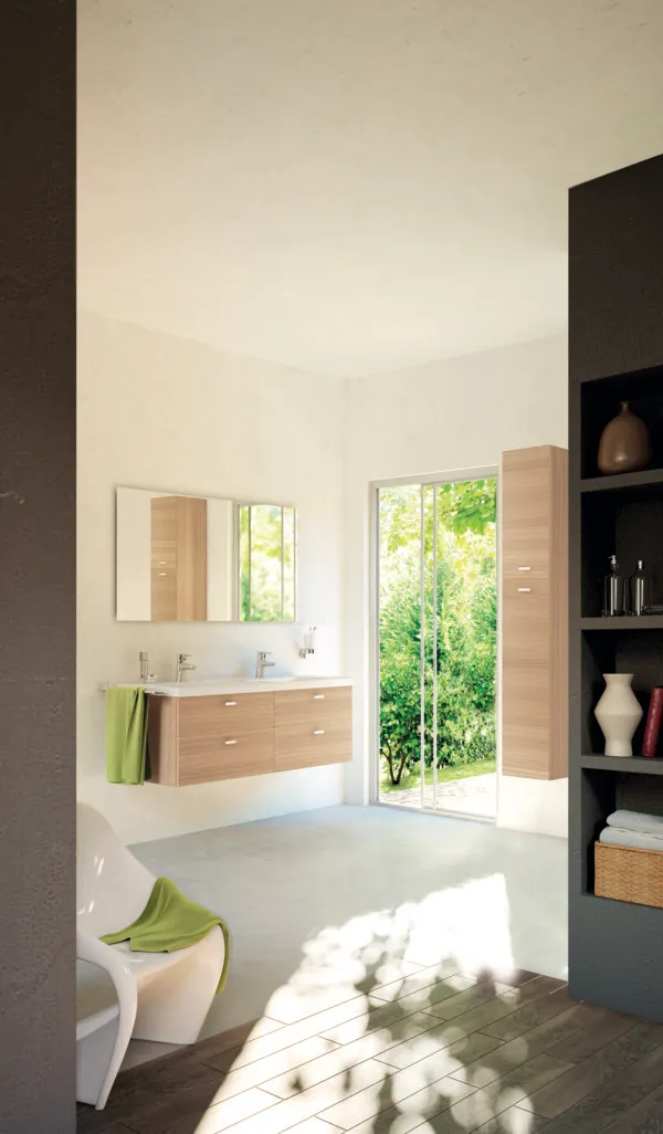 Waschtischarmatur Connect Blue, 5 l/min., mit Ablaufgarnitur, Ausladung 112mm, Chrom Waschtischarmatur Connect Blue, 5 l/min., mit Ablaufgarnitur, Ausladung 112mm, Chrom