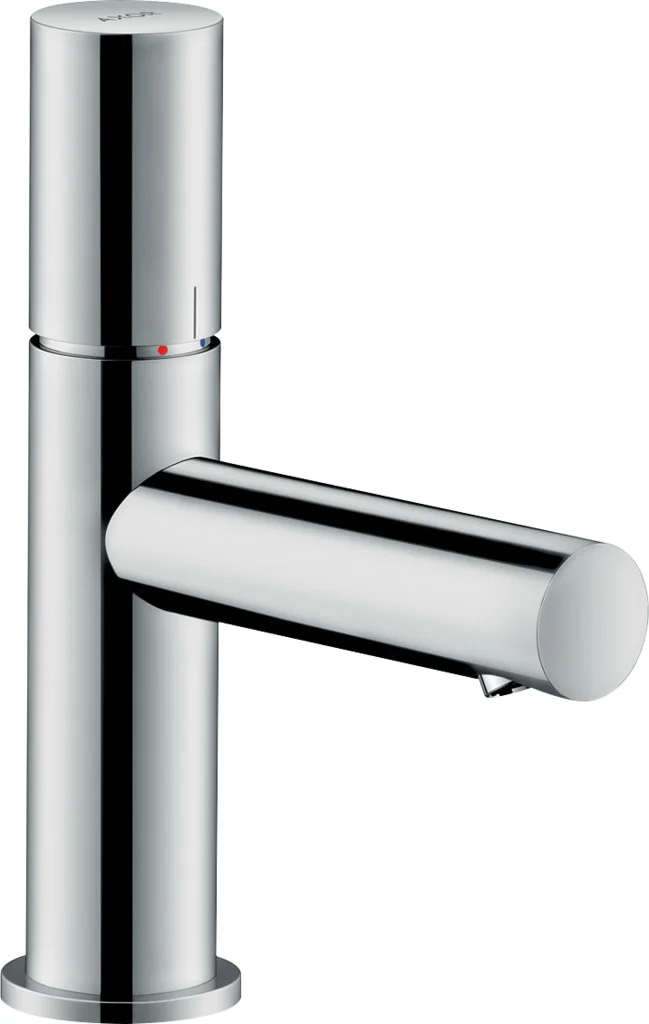 Hansgrohe AXOR Uno Einhebel-Waschtischmischer 80, Chrom, Ausladung 108 mm, Auslaufhöhe 79 mm, Zerogriff, Laminarstrahl, max. Durchfluss 5 l/min Hansgrohe AXOR Uno Einhebel-Waschtischmischer 80, Chrom, Ausladung 108 mm, Auslaufhöhe 79 mm, Zerogriff, Laminarstrahl, max. Durchfluss 5 l/min