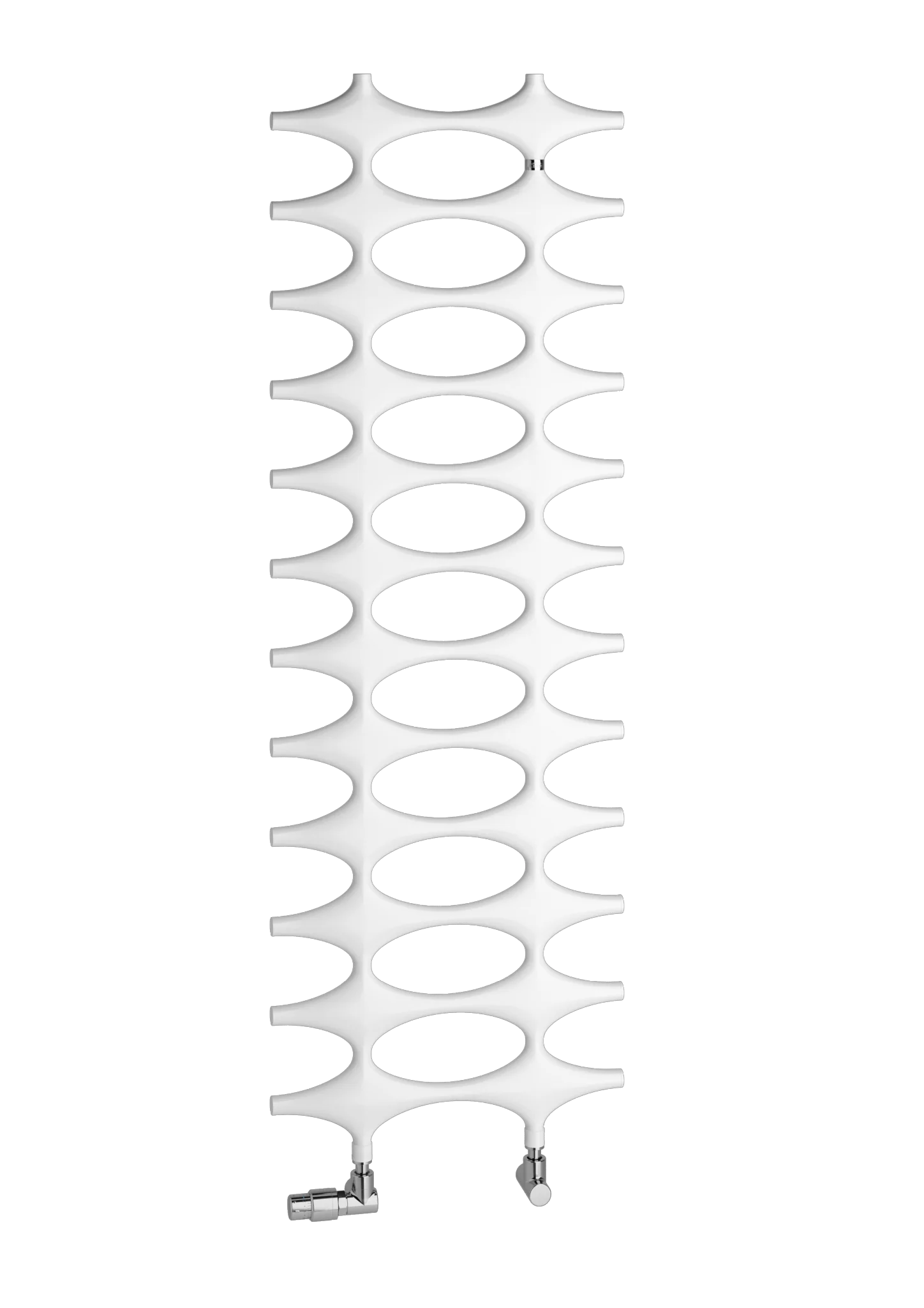 Kermi Design-Heizkörper „Ideos®“ 75,8 × 152,6 cm in Weiß Soft (RAL 9016, matt)