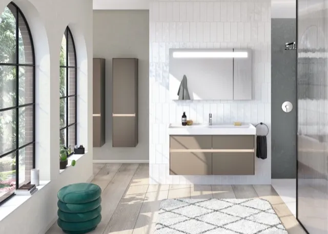 Villeroy & Boch rechteck Duschwanne „Squaro Infinity“ nur flächenbündige Installation 160 × 100 cm in Stone White