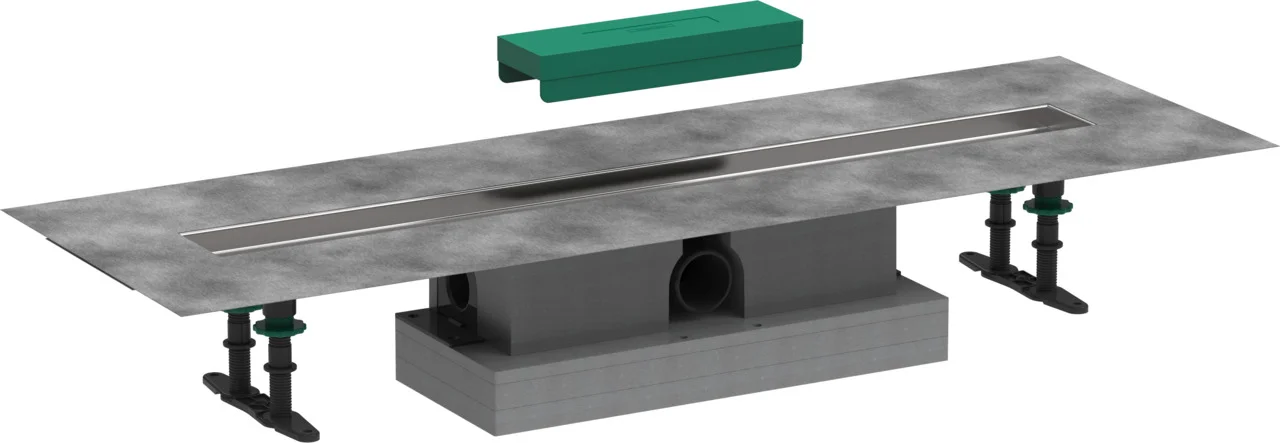 Hansgrohe uBox universal Komplettset für Standardinstallation 800 mm, passend für RainDrain Rock und Match Fertigsets, 3-seitiger Anschluss DN50, waagerechter Auslass Hansgrohe uBox universal Komplettset für Standardinstallation 800 mm, passend für RainDrain Rock und Match Fertigsets, 3-seitiger Anschluss DN50, waagerechter Auslass