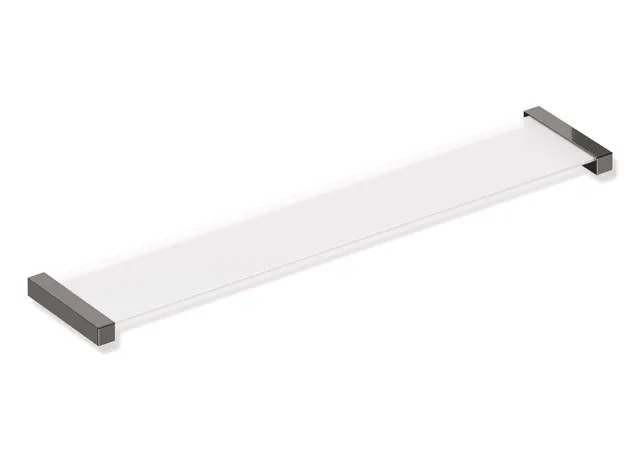 Ablage, Edelstahl, PVD, Ablagefläche aus ESG-Glas (4 mm), von der Unterseite satiniert, Breite 616 mm, Höhe 20 mm, Tiefe 122 mm, in Farbe CK (messing glänzend) Ablage, Edelstahl, PVD, Ablagefläche aus ESG-Glas (4 mm), von der Unterseite satiniert, Breite 616 mm, Höhe 20 mm, Tiefe 122 mm, in Farbe CK (messing glänzend)
