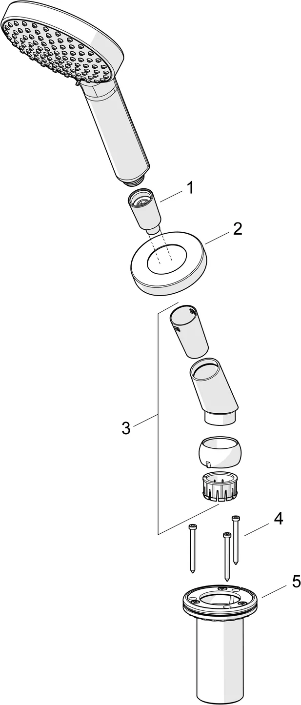 HansaACTIVEJET Handbrause Set Wannenrandsysteme HansaACTIVEJET 5324 1-strahlig 72 mm Ausladung 189 mm DN 15 Chrom HansaACTIVEJET Handbrause Set Wannenrandsysteme HansaACTIVEJET 5324 1-strahlig 72 mm Ausladung 189 mm DN 15 Chrom