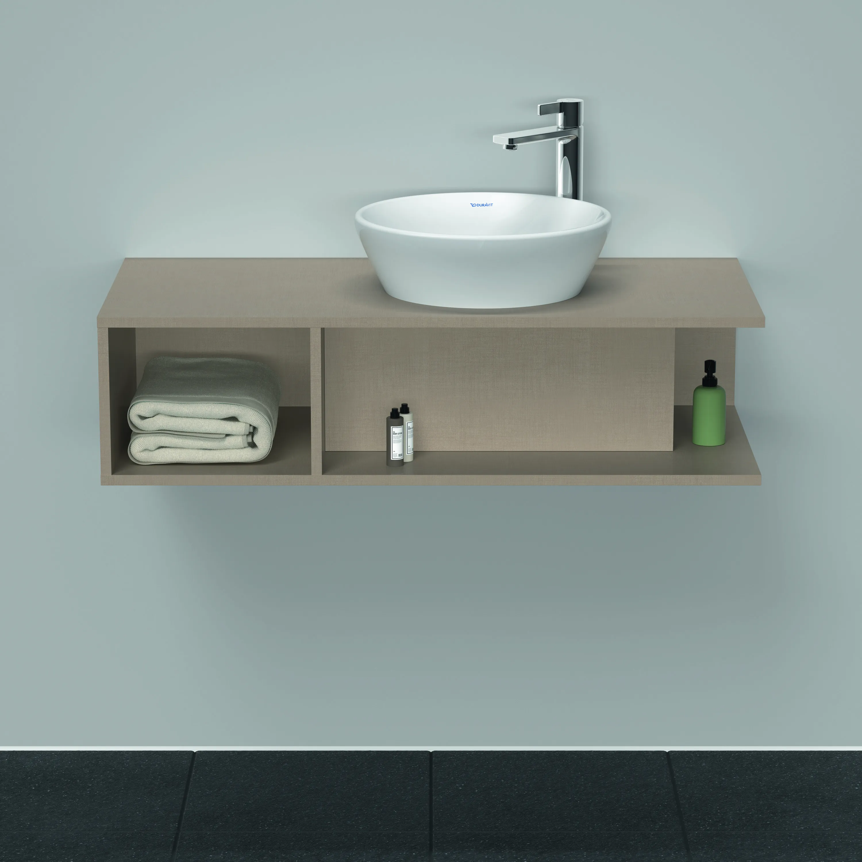 Duravit Waschtischunterschrank wandhängend „D-Neo“ 100 × 26 × 48 cm Leinen Duravit Waschtischunterschrank wandhängend „D-Neo“ 100 × 26 × 48 cm Leinen