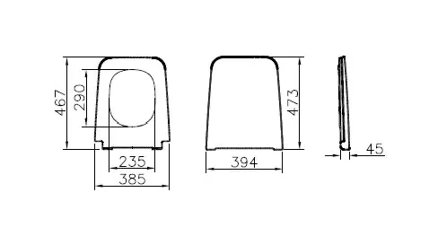 VitrA Equal WC-Sitz Slim ohne Absenkautomatik Weiß Hochglanz VitrA Equal WC-Sitz Slim ohne Absenkautomatik Weiß Hochglanz