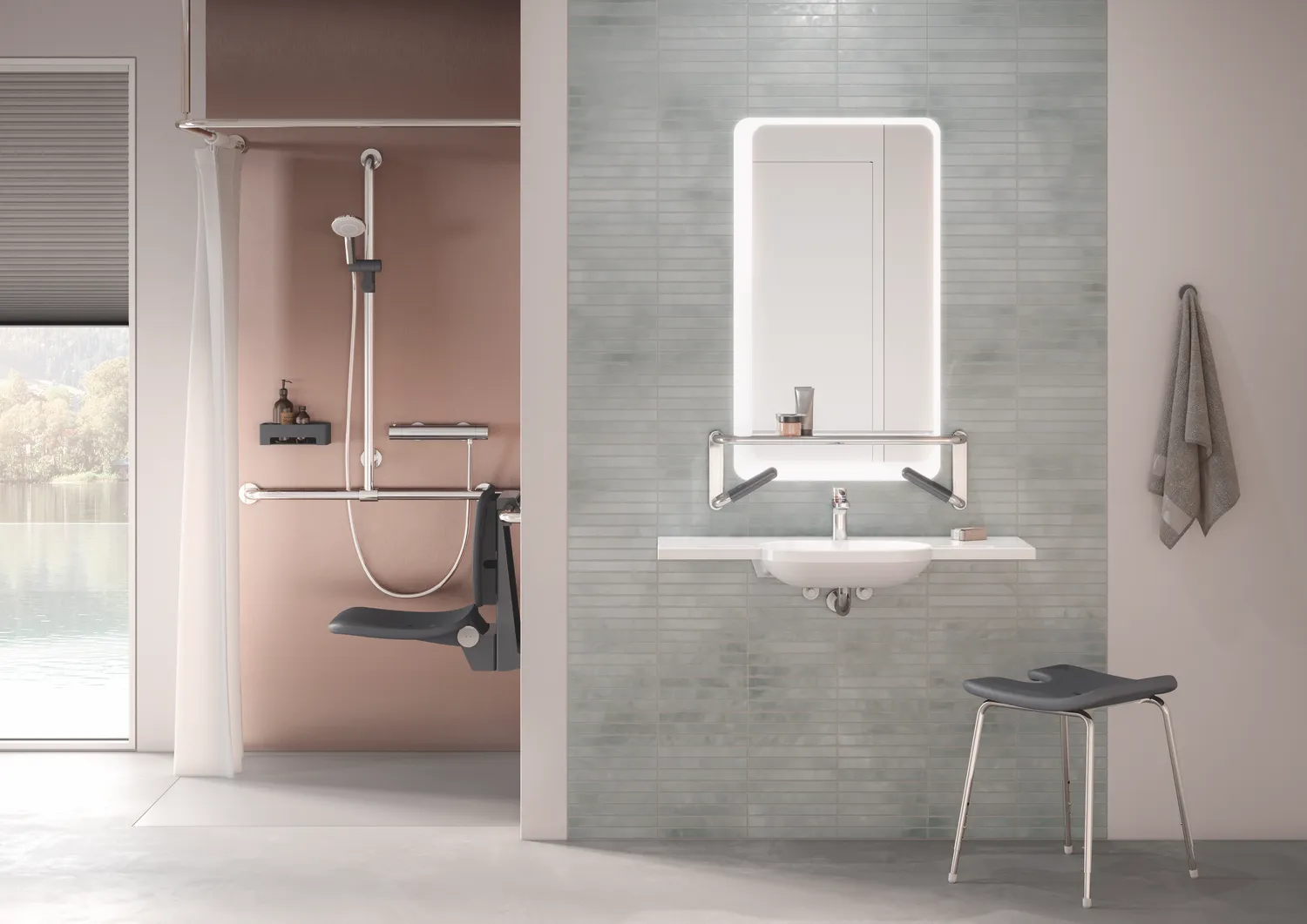 Einhängesitz „Serie 802 LifeSystem“ in Anthrazit glänzend / Anthrazit matt Einhängesitz „Serie 802 LifeSystem“ in Anthrazit glänzend / Anthrazit matt