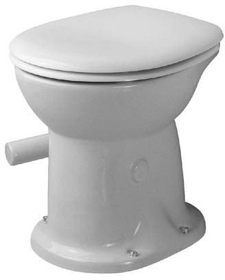 Stand- WC „Duraplus“ Trockenklosett 47 × 35 × 42 cm
