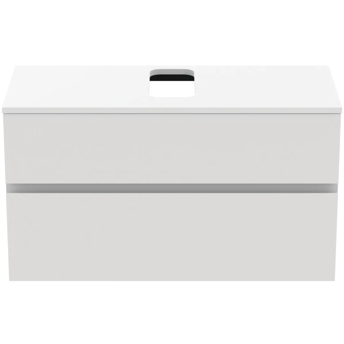 Ideal Standard Waschtischunterschrank „Finesse“ 100,2 × 55,8 × 44 cm Weiß matt lackiert