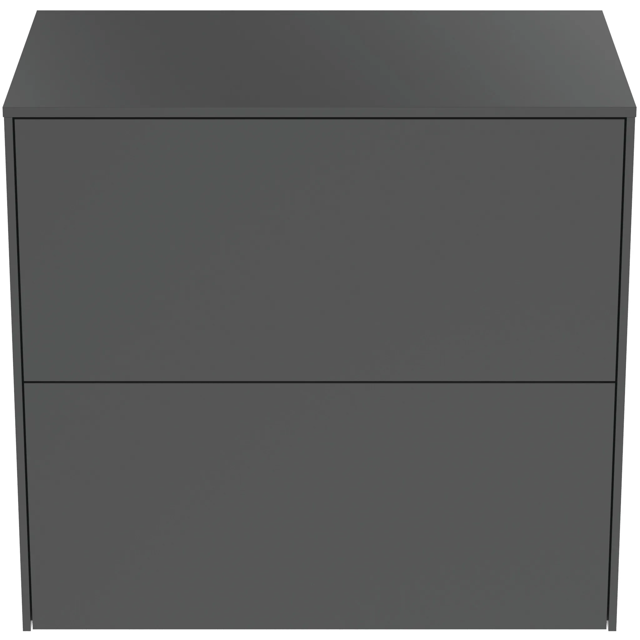 Ideal Standard Waschtischunterschrank Conca, 2 Auszüge, anthrazit Ideal Standard Waschtischunterschrank Conca, 2 Auszüge, anthrazit
