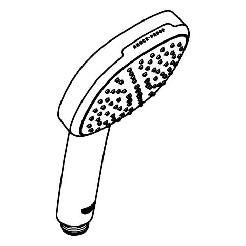 Handbrause „Tempesta Cube 110“ 7.4 l/min Handbrause „Tempesta Cube 110“ 7.4 l/min