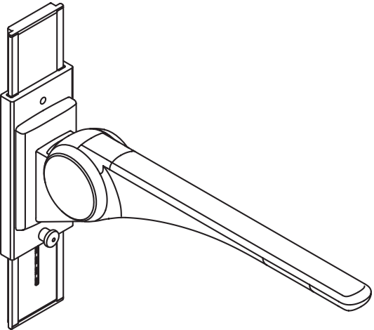 HEWI Stützklappgriff „Serie 802 LifeSystem“